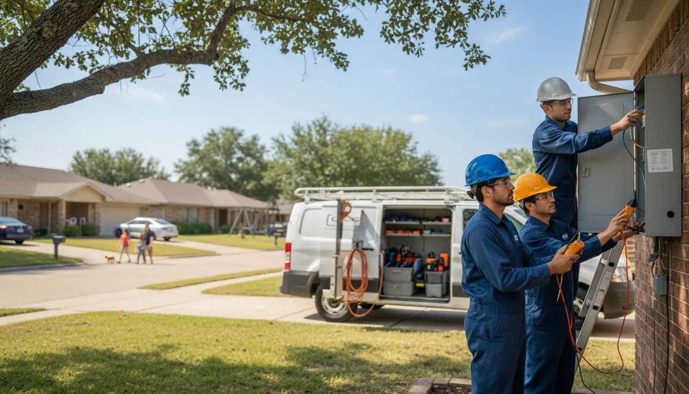 Certified electrician providing emergency electrical services in Circleville, KS